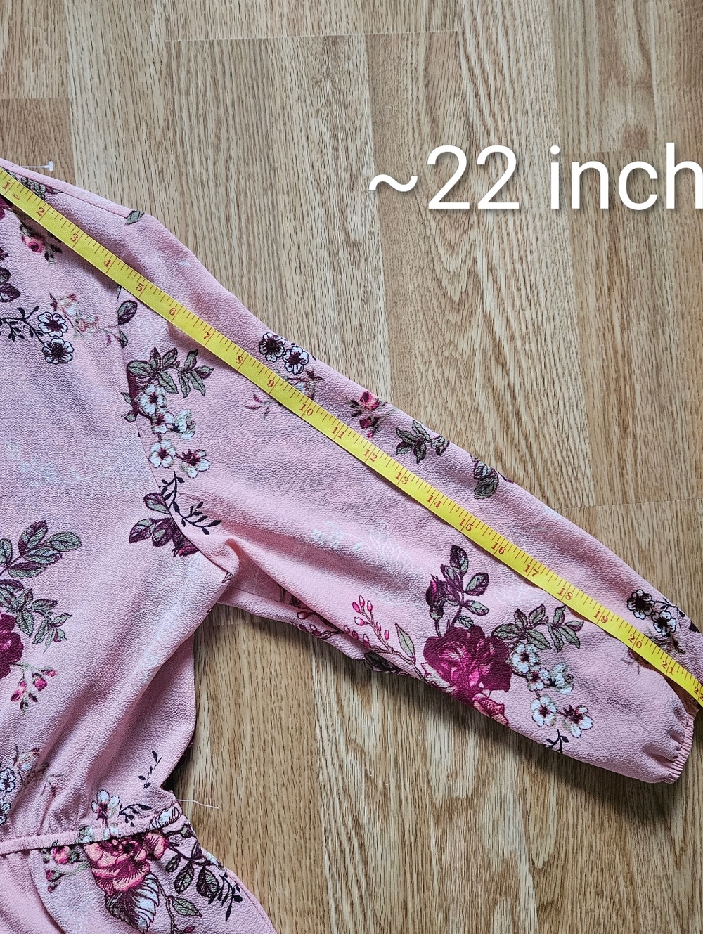 Rue21 Pink Floral Wrap Jumpsuit - Picture 11 of 13